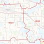 Oakland County ZIP code Map (Michigan)