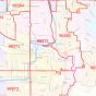 Pierce County ZIP Code Map, Washington
