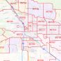 Pima County, Arizona ZIP Codes Map