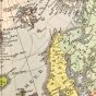 Polar Map in German - Gotha Justus Perthes 1872 Atlas