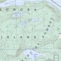 Topographic Map of Sonora Island BC