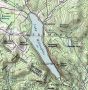 Lake Willoughby Map, Vermont