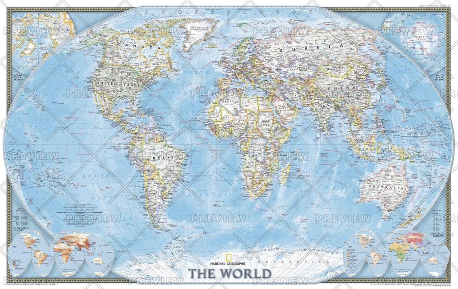 World Published 2004 Map