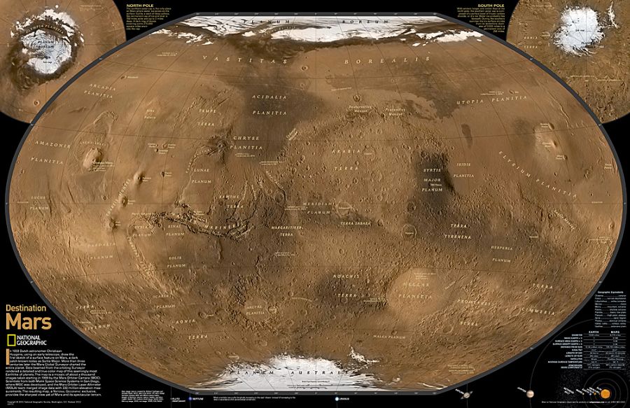Destination Mars Map