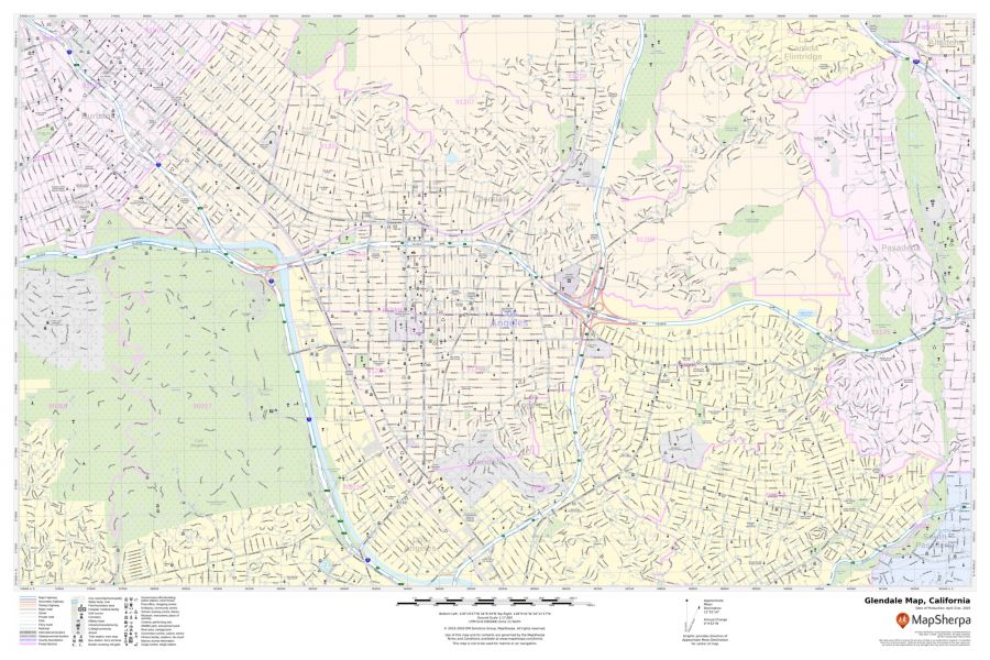 Glendale Map