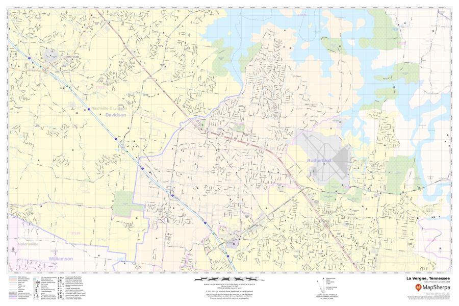 La Vergne, TN Map