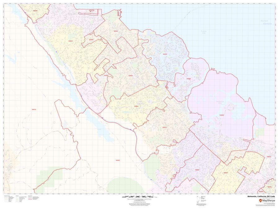 Belmonta ZIP Code Map