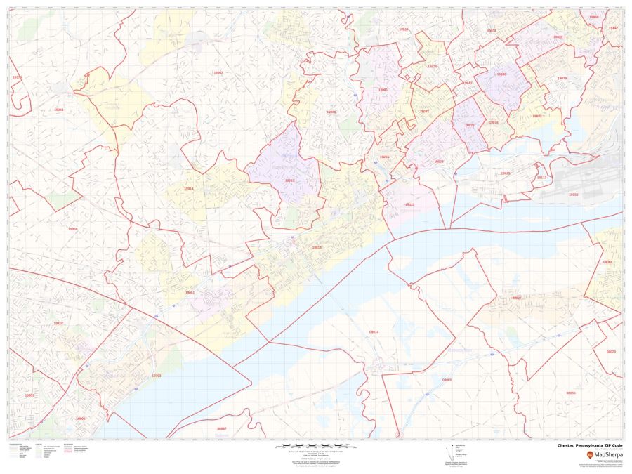 Chester ZIP Code Map