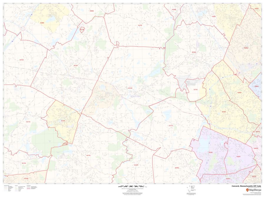 Concord ZIP Code Map