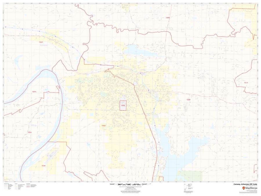Conway ZIP Code Map