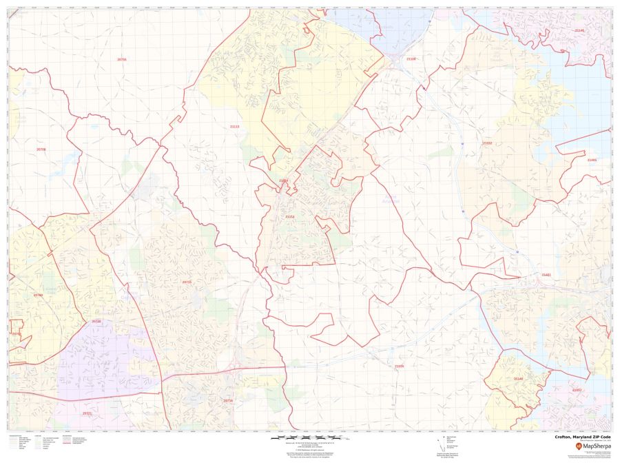 Crofton ZIP Code Map