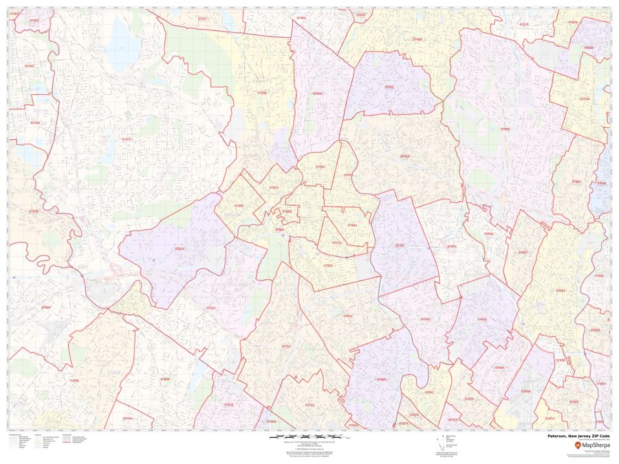 Paterson ZIP Code Map