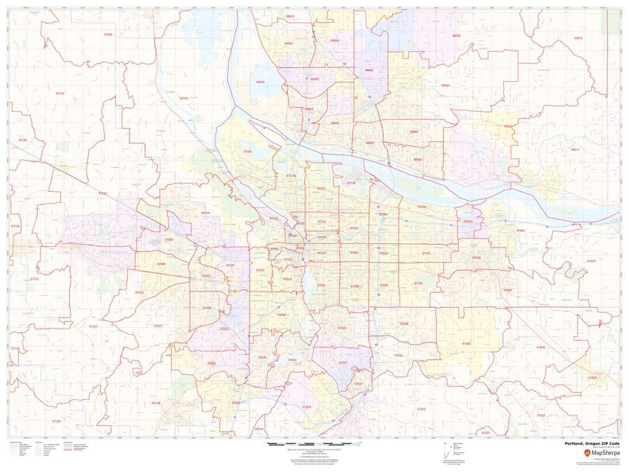 Portland ZIP Code Map