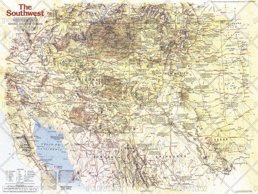 Southwest Side 1 Published 1982 Map