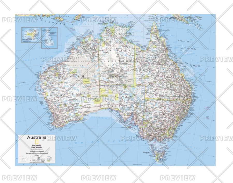 Australia Political Atlas Of The World 10Th Edition Map