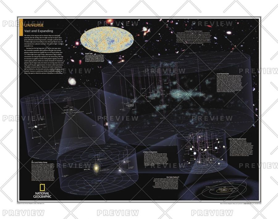 Universe Vast And Expanding Atlas Of The World 10Th Edition Map
