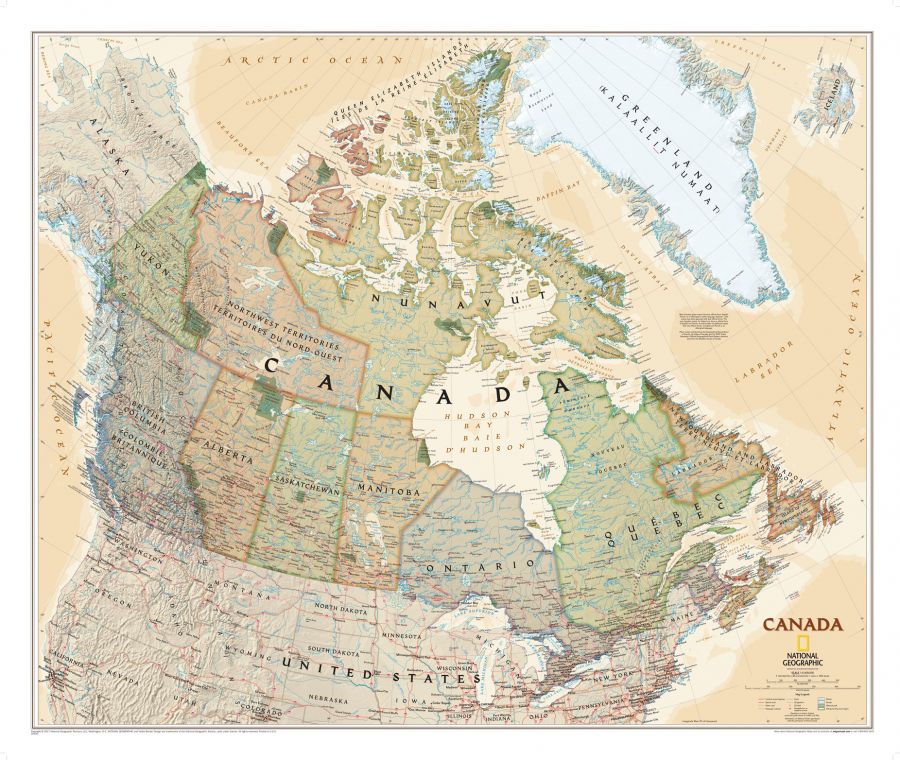 Canada Executive Map