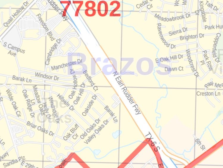 Brazos County Texas Zip Code