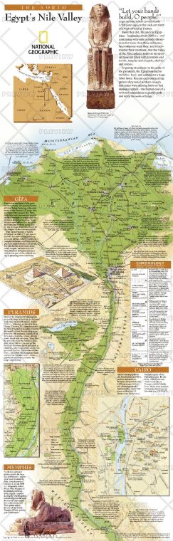 Egypts Nile Valley North Published 2005 Map