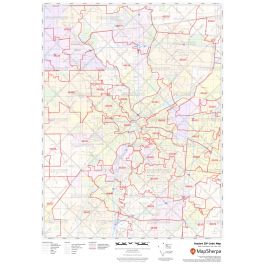 Dayton Ohio Zip Code Map