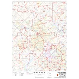 Durham NC Zip Code Map