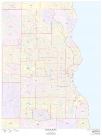 Milwaukee WI Zip Code Map