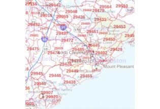 Myrtle Beach Map, South Carolina