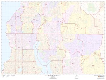 Washington State Zip Codes Map Yourvectormapscomyourvectormapscom