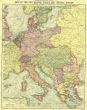 New Balkan States And Central Europe Published 1914 Map