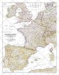 Western Europe Published 1950 Map