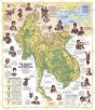 Peoples Of Mainland Southeast Asia Published 1971 Map