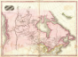 Pinkerton Map Of British North America Or Canada 1818