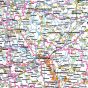 Ukraine Transportation Network Wall Map - Ukrainian - Large