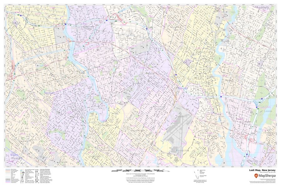 Lodi, NJ Map